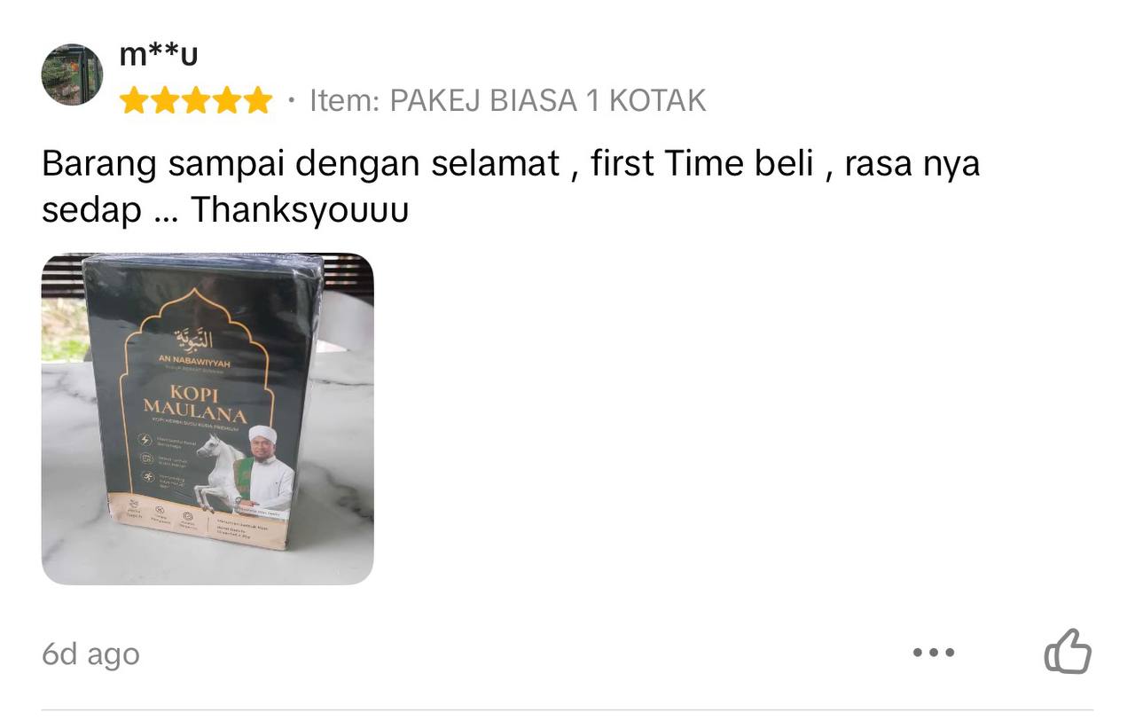 Ulasan Shopee: first time beli, rasanya sedap